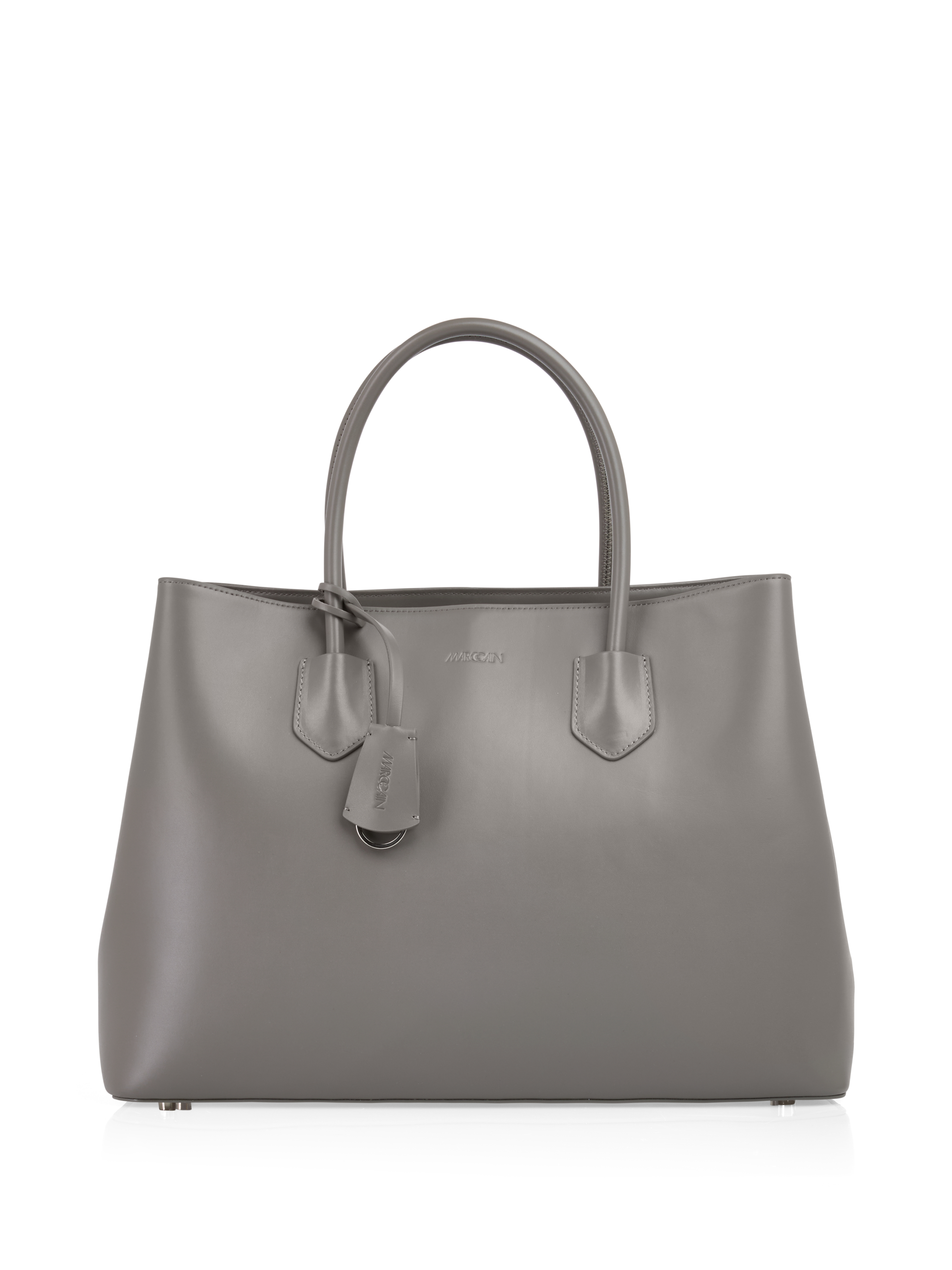 MARC CAIN ZC TI.10 L29 Ledertasche  Grau