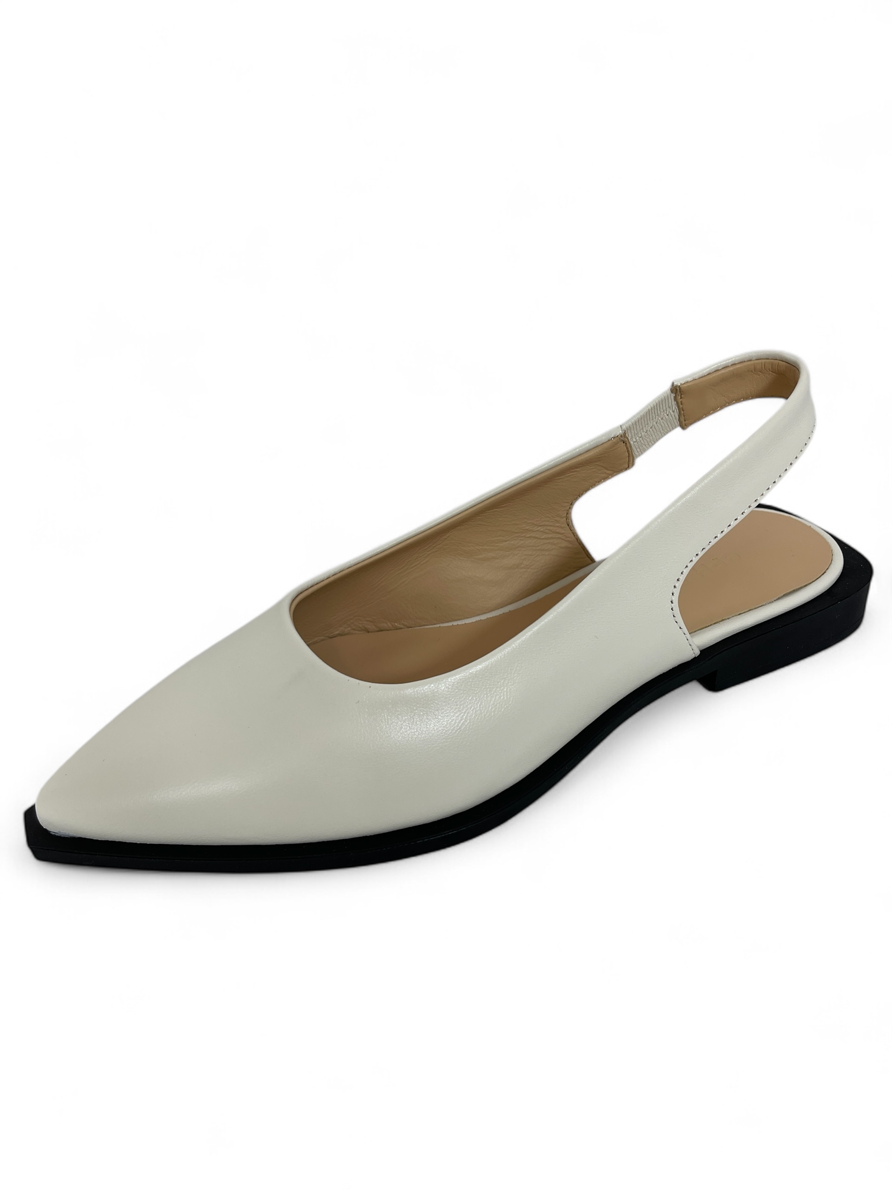 COPENHAGEN - CPH416 LEATHER DAMEN SLINGPUMPS CREAM