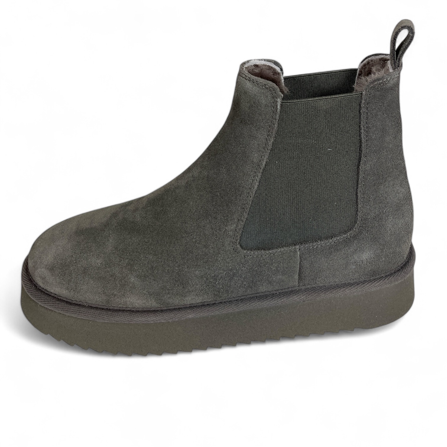 COPENHAGEN - CPH258 SUEDE Chelsea-Boots mit Lammfell Grau