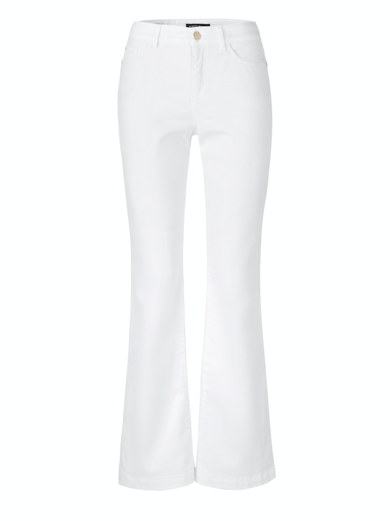MARC CAIN UP 82.06 D50 Damen Jeans FARO Weiß