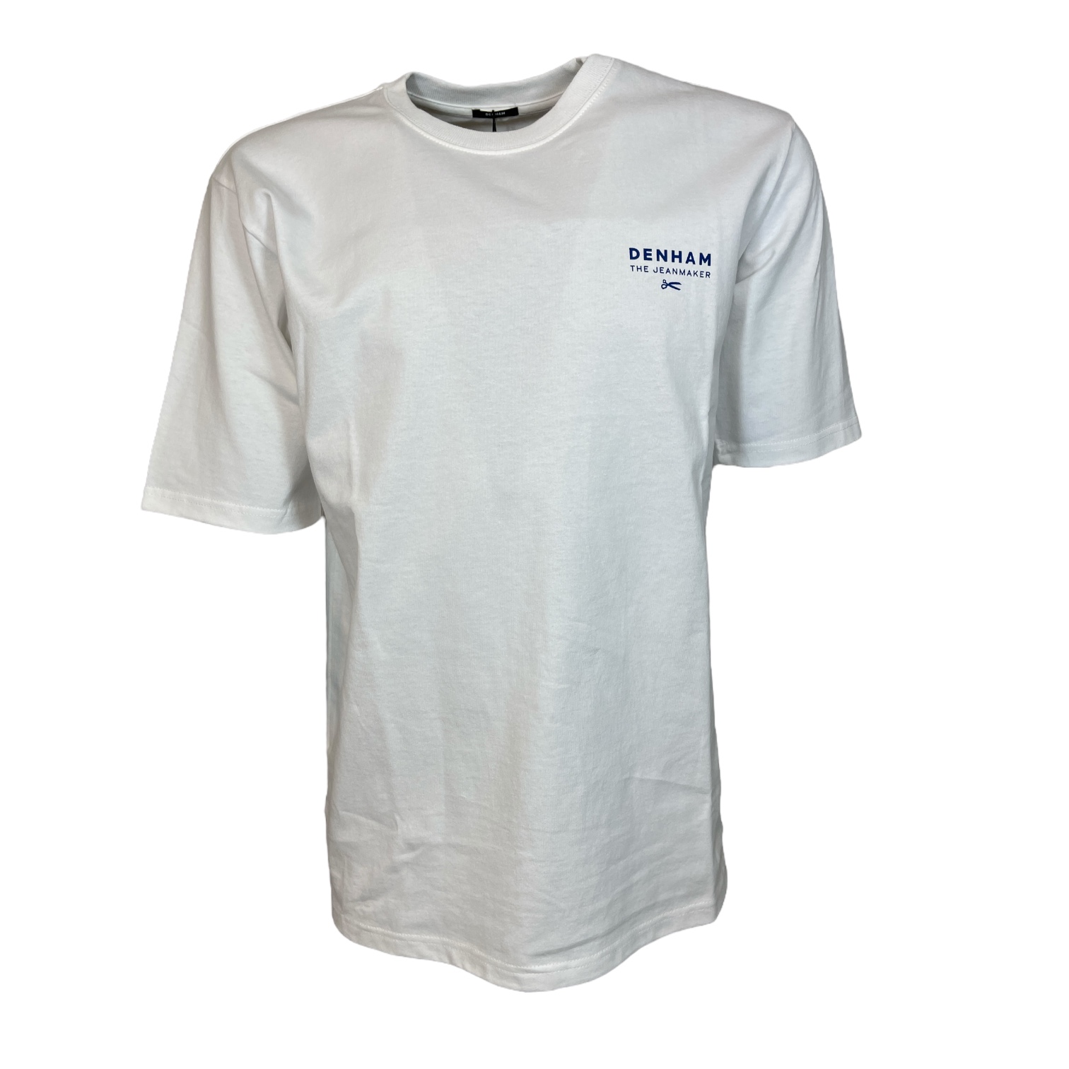 DENHAM 01-24-04-52-232 SWALLOW FLYER RELAX TEE HCJ WHITE HERREN T-SHIRT LOGO WEISS