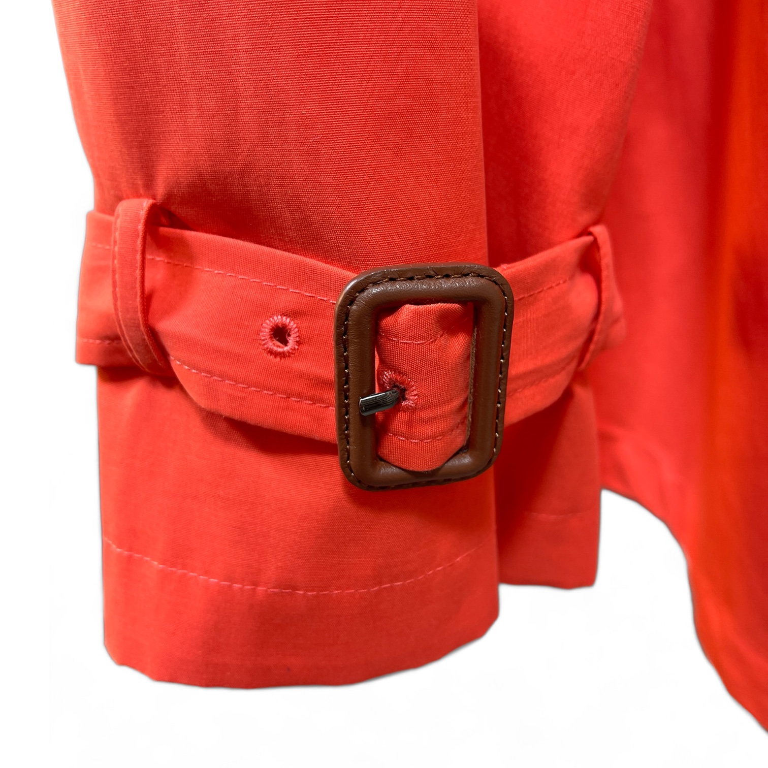 Blonde No.8 KINGSTON Trenchcoat Damen Kurzmantel wasserabweisend in orange