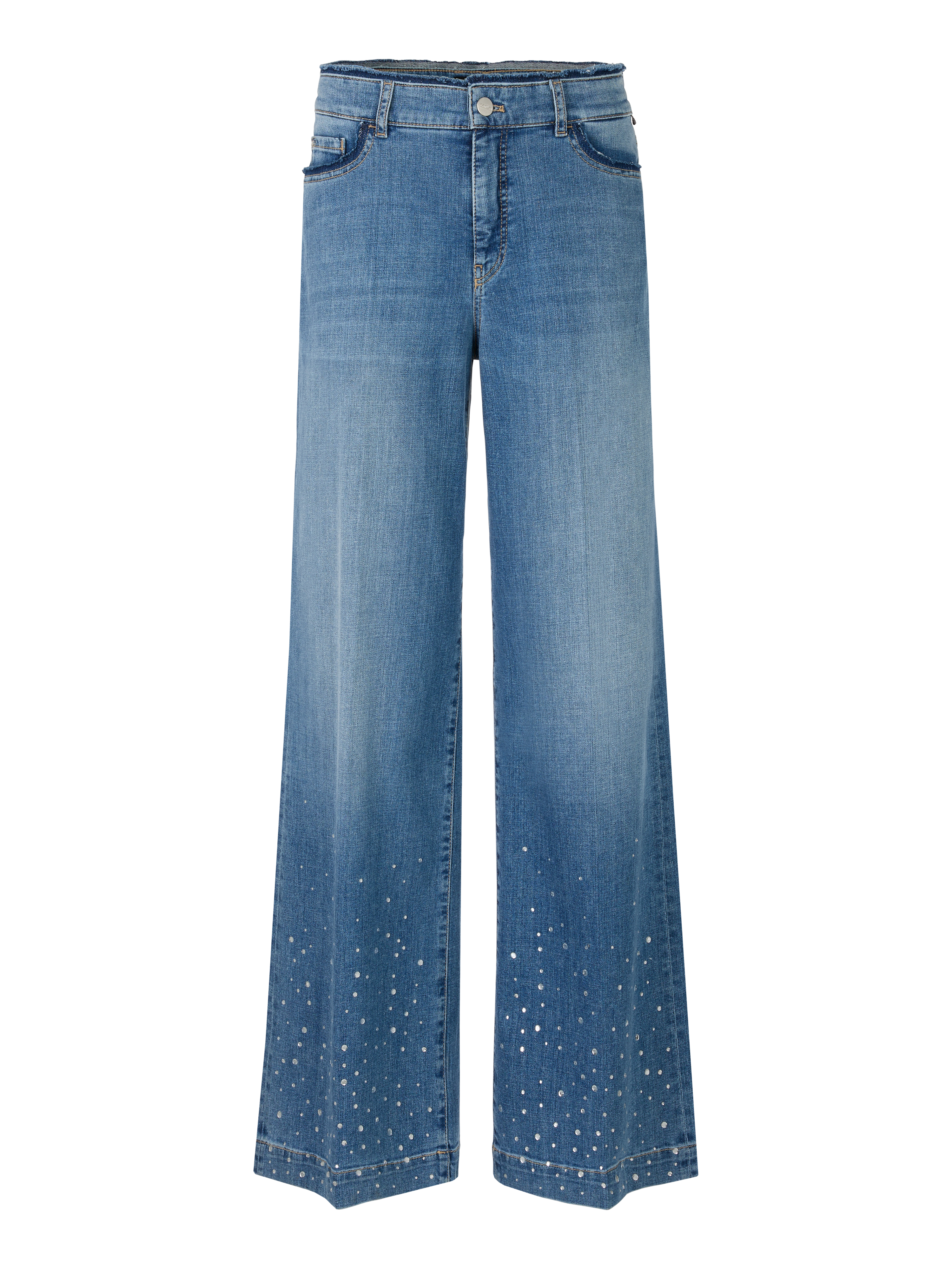 MARC CAIN ZP 82.11 D04 Weite Jeans WARRI Rethink Together blue denim