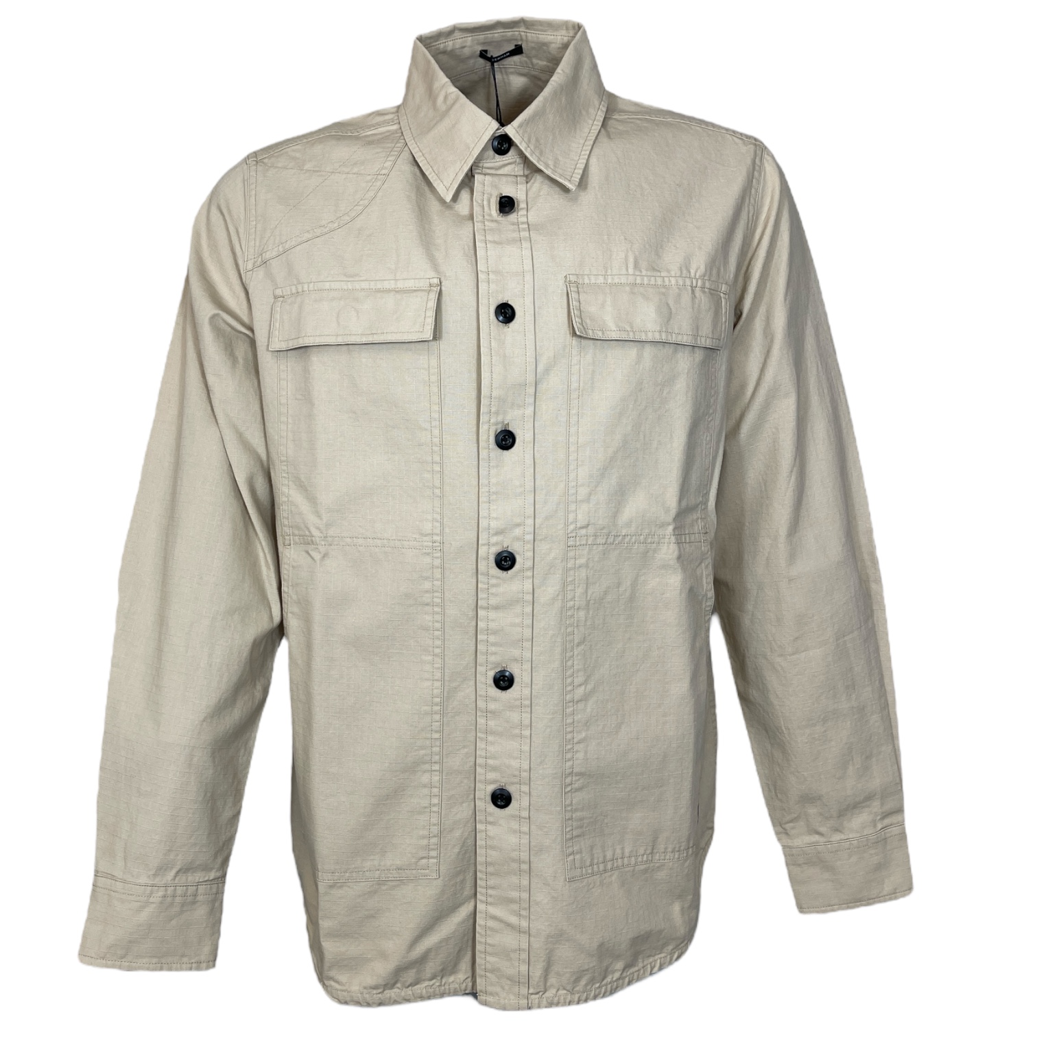 DENHAM 01-23-02-40-021 HUNT HERREN OVERSHIRT RS BEIGE