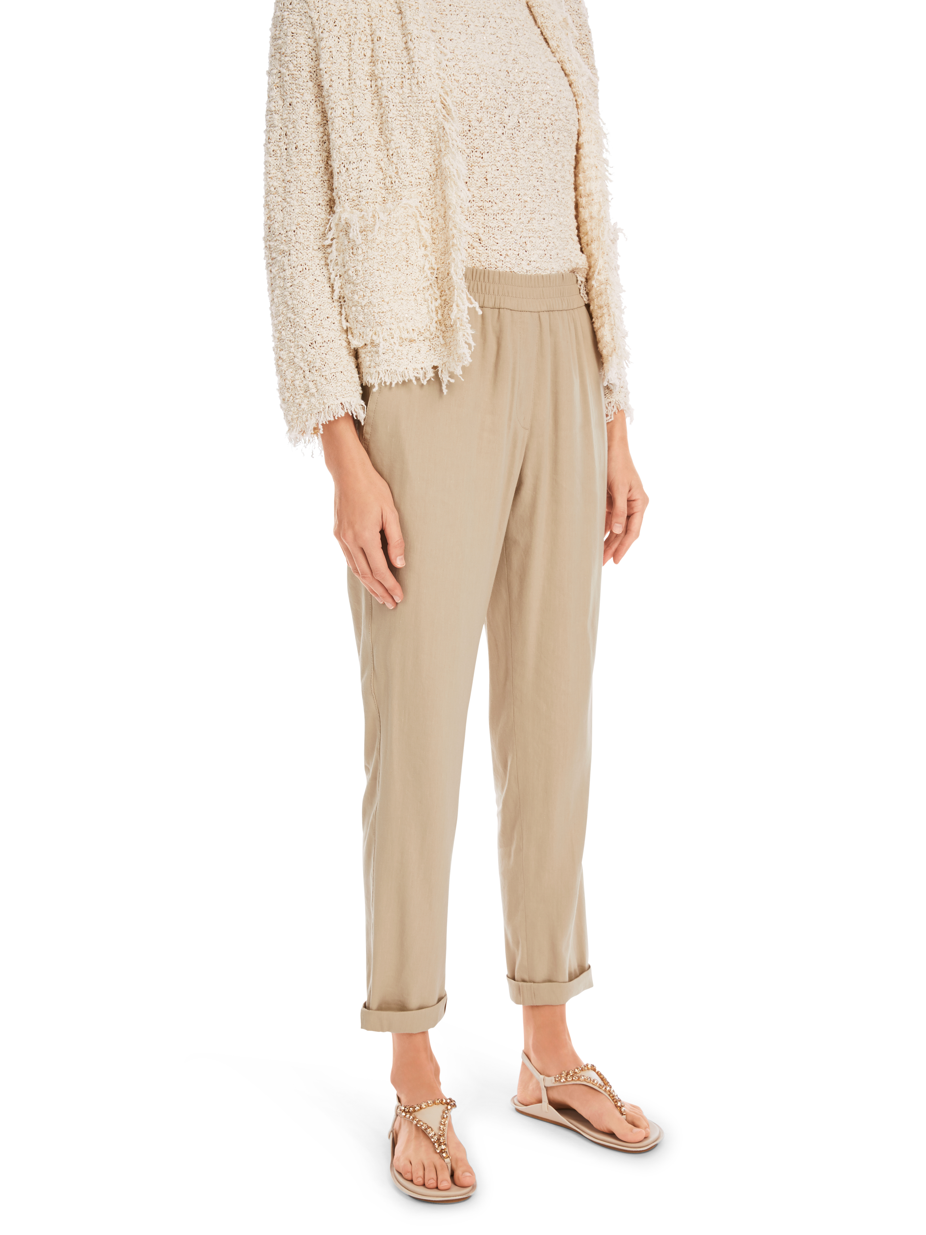 MARC CAIN YC 81.59 W70 Legere Hose RHODOS Braun Cappuccino