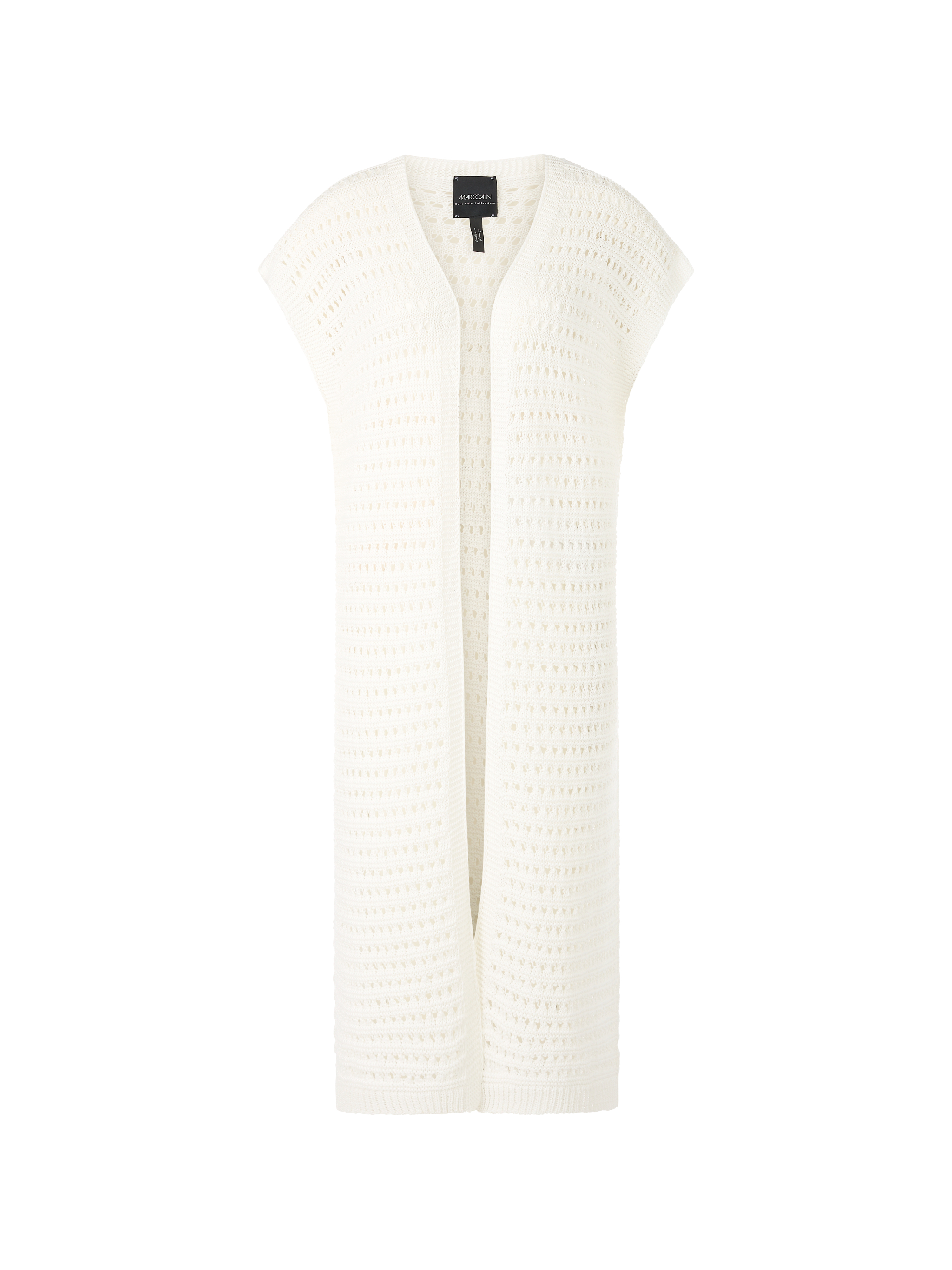 MARC CAIN  YC 37.03 M36 Damen Strick-Weste Weiß