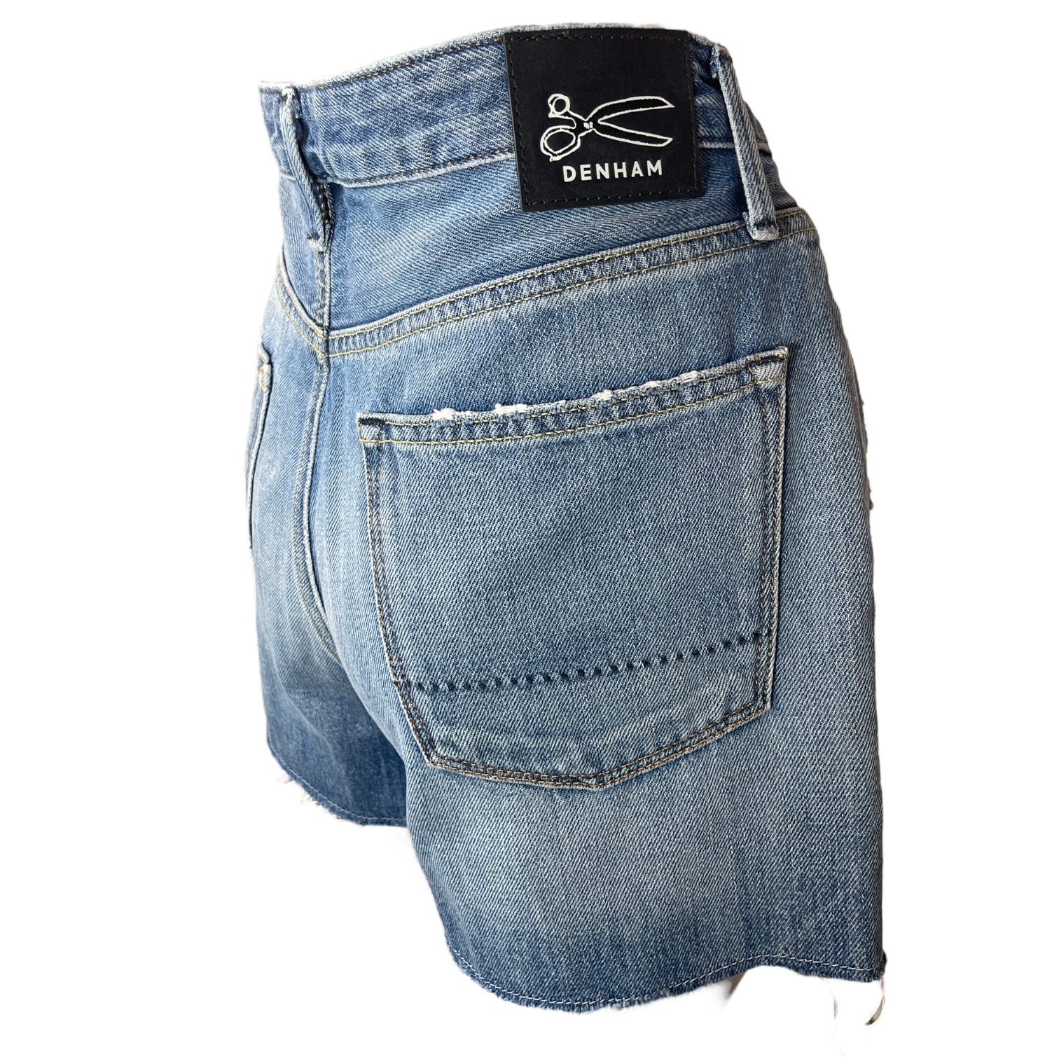 DENHAM 02-23-04-16-002 BRITT SHORT HWW DAMEN SHORTS MID BLUE