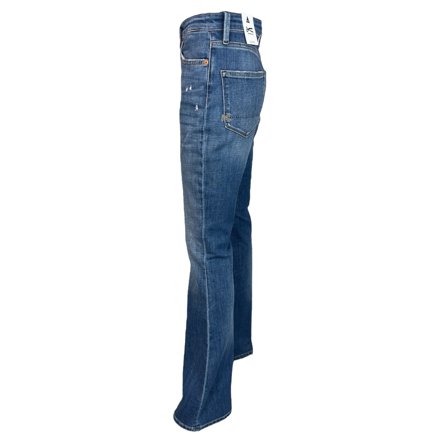 DENHAM 02-23-10-11-014 JANE ASMA DAMEN JEANS BOOTCUT STRETCH DENIM MID BLUE