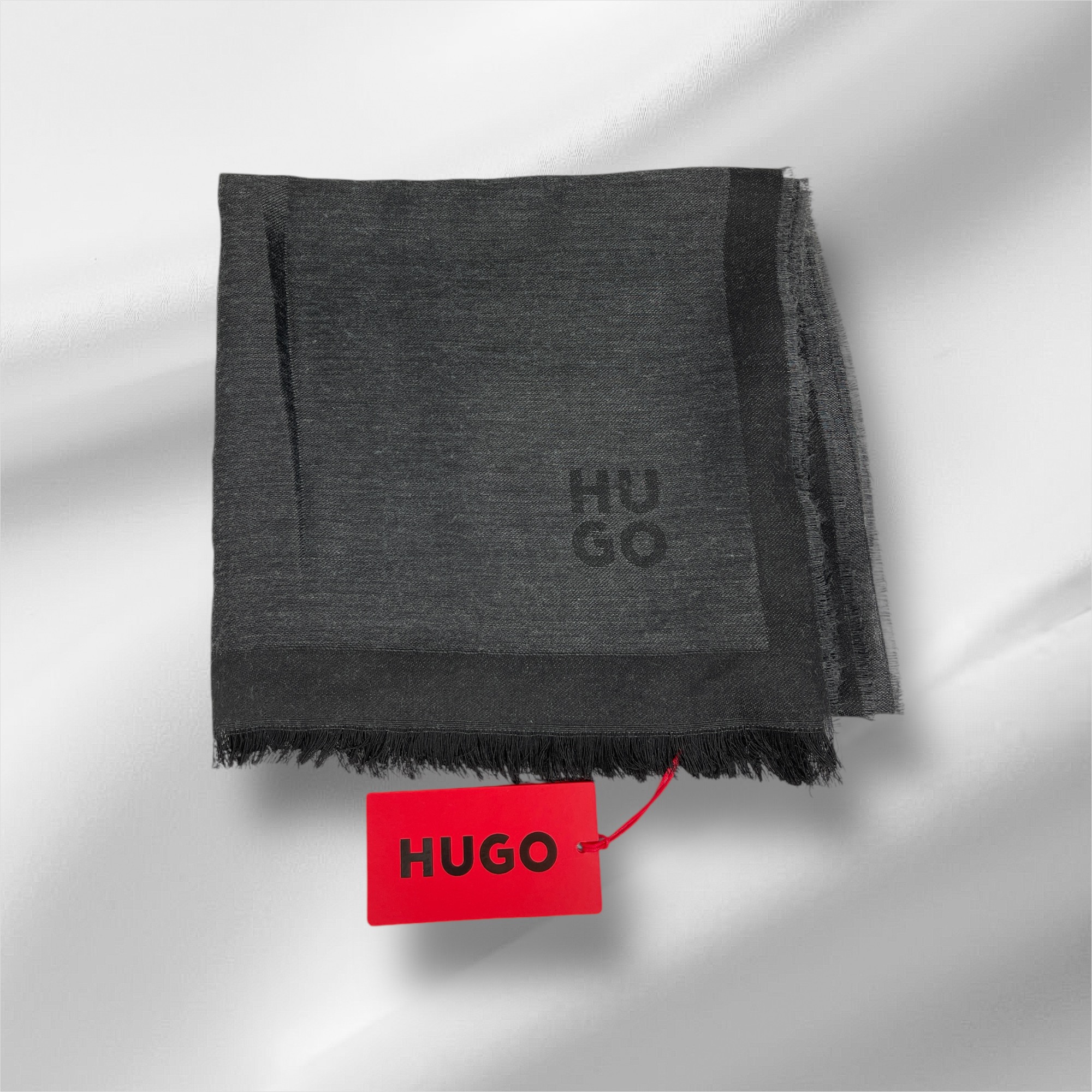HUGO 50500262 Men-Z 190*58 10252699 01 Herren Schal / Tuch Schwarz