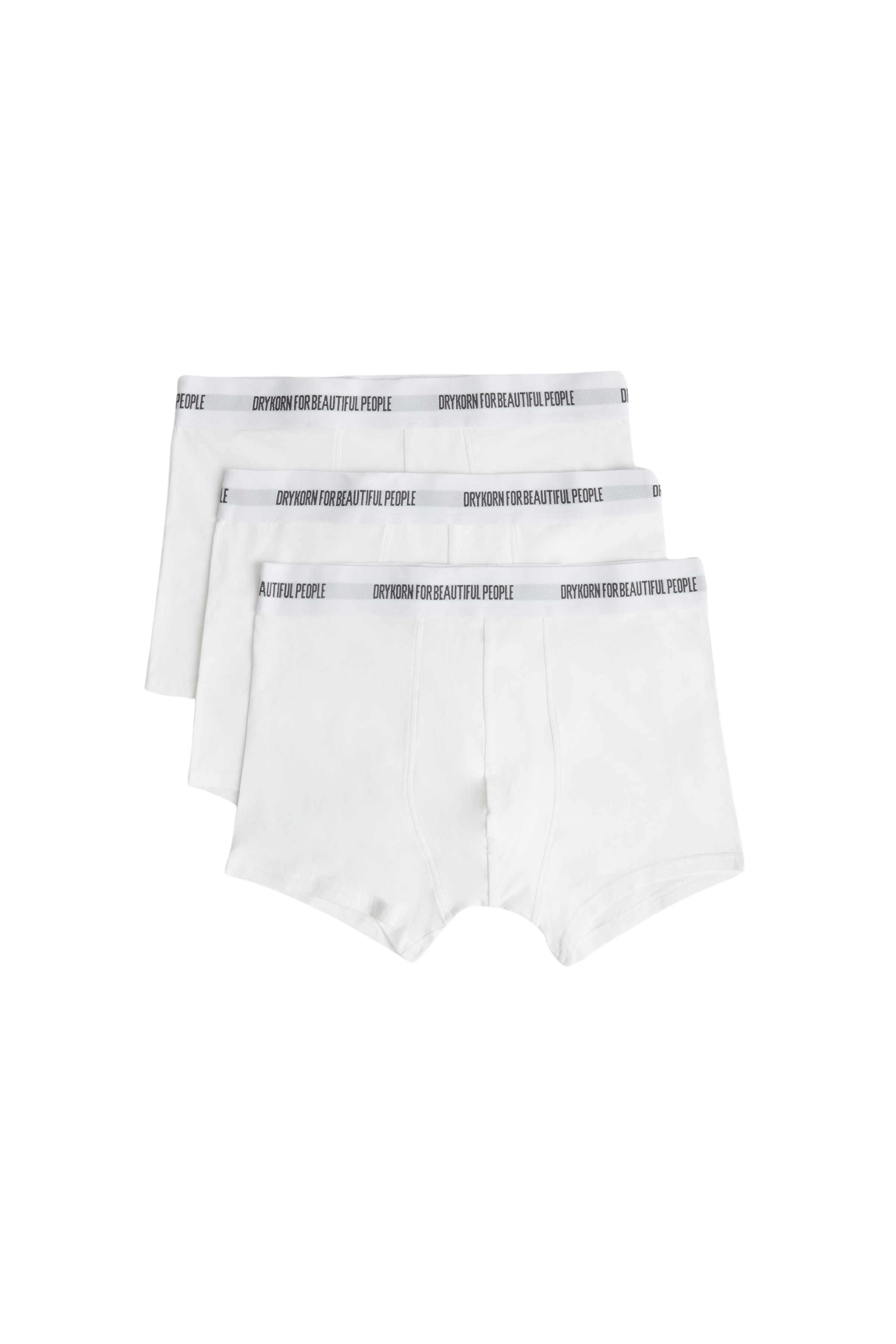 DRYKORN 518175 CORBIN_3 Drykorn Boxer Boxershorts-Set Trunks im 3er-Pack 888 Weiß