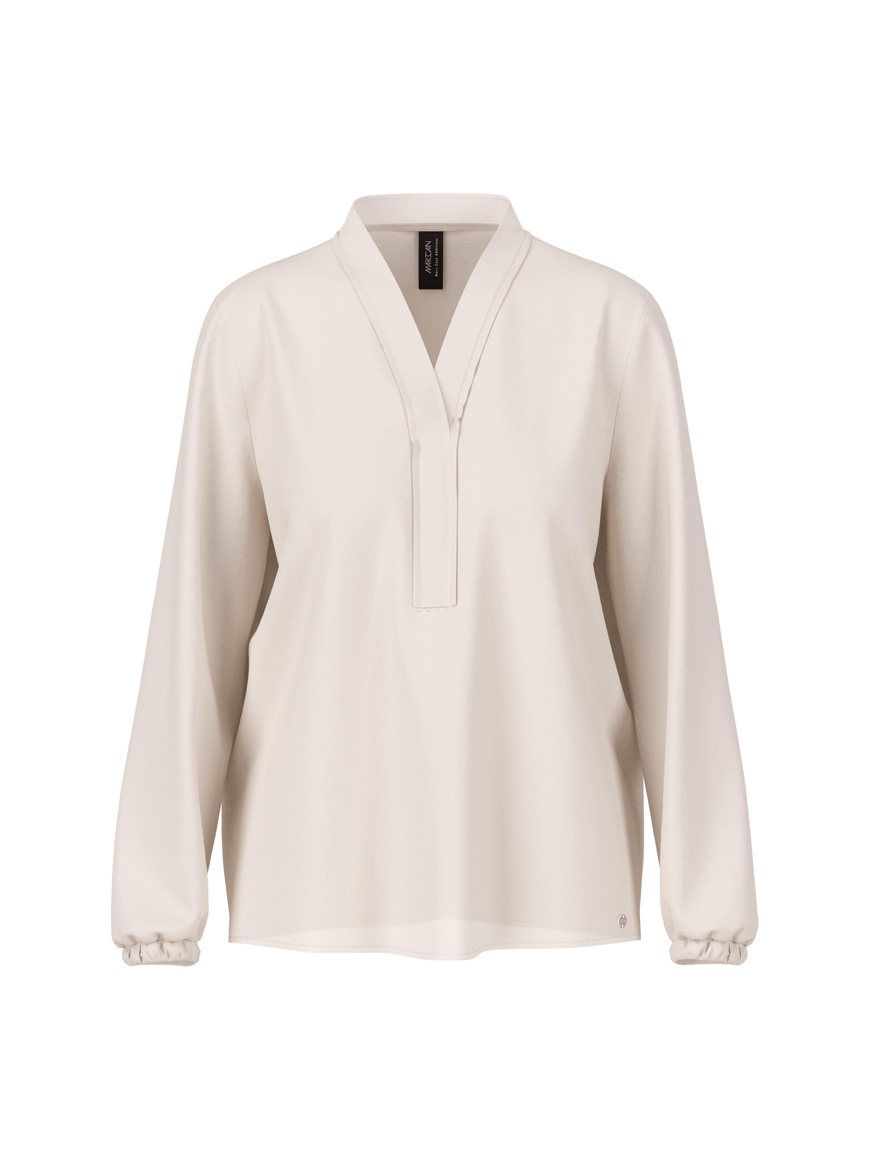 MARC CAIN YA 51.03 W39 Bluse mit V-Neck smoke