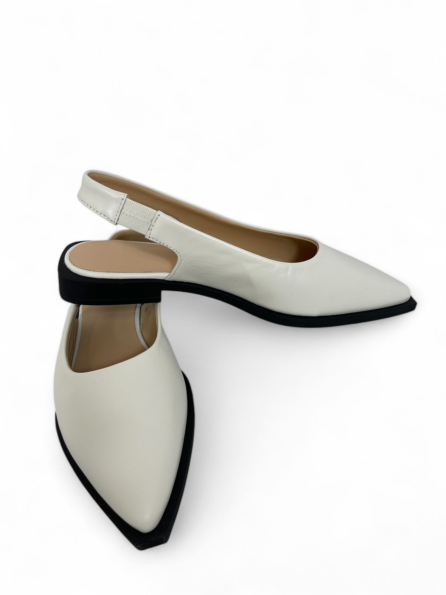 COPENHAGEN - CPH416 LEATHER DAMEN SLINGPUMPS CREAM