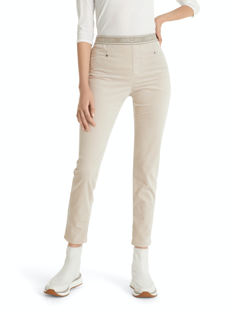 MARC CAIN TC 82.18 W48 Damen Jeans mit Gummibund soft bisque