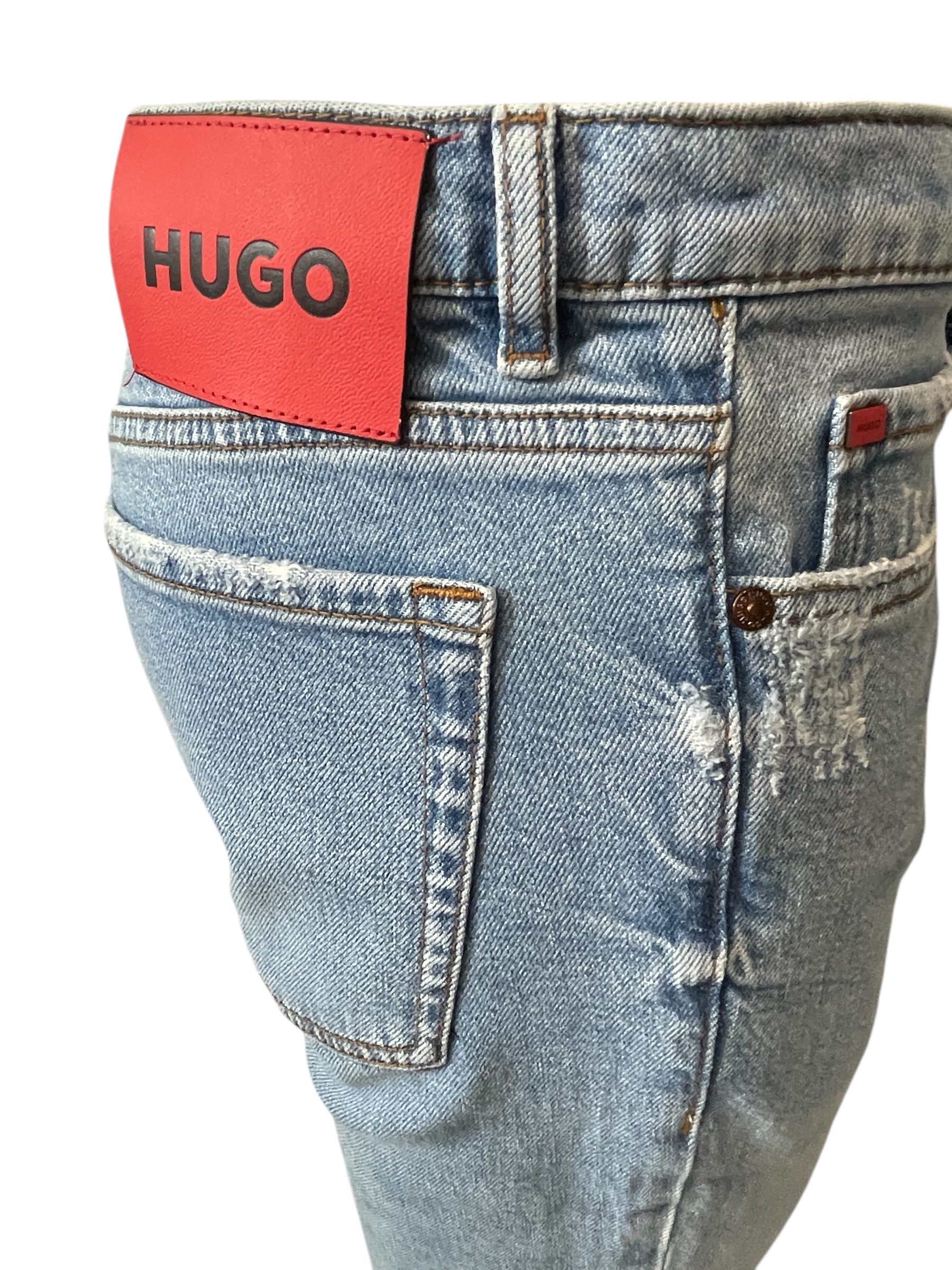 HUGO634 50537700 Herren Jeans 10270720 02 Turquoise/Aqua