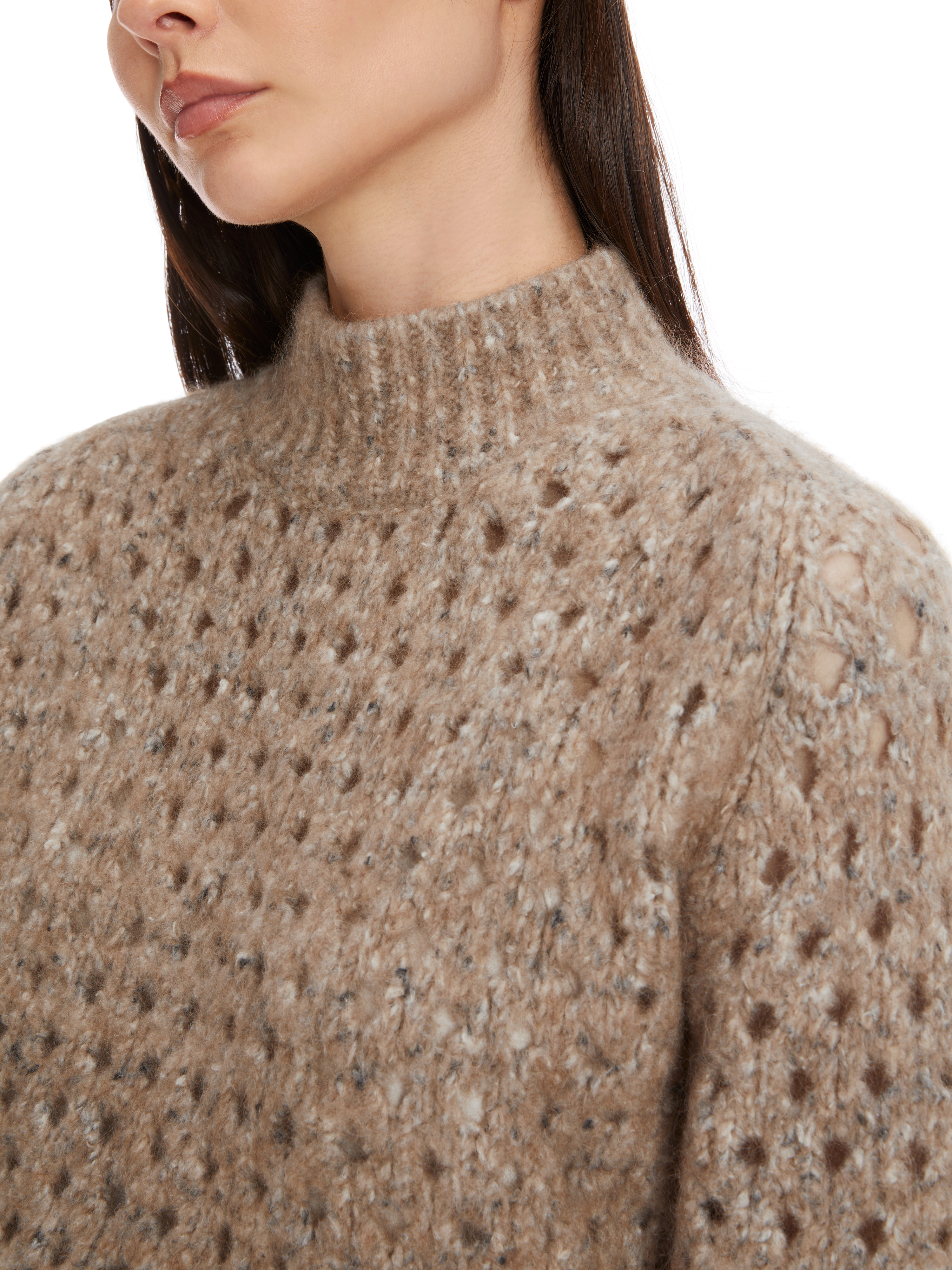 MARC CAIN  XC 41.40 M49 Sweater - Knitted in Germany raffia melange