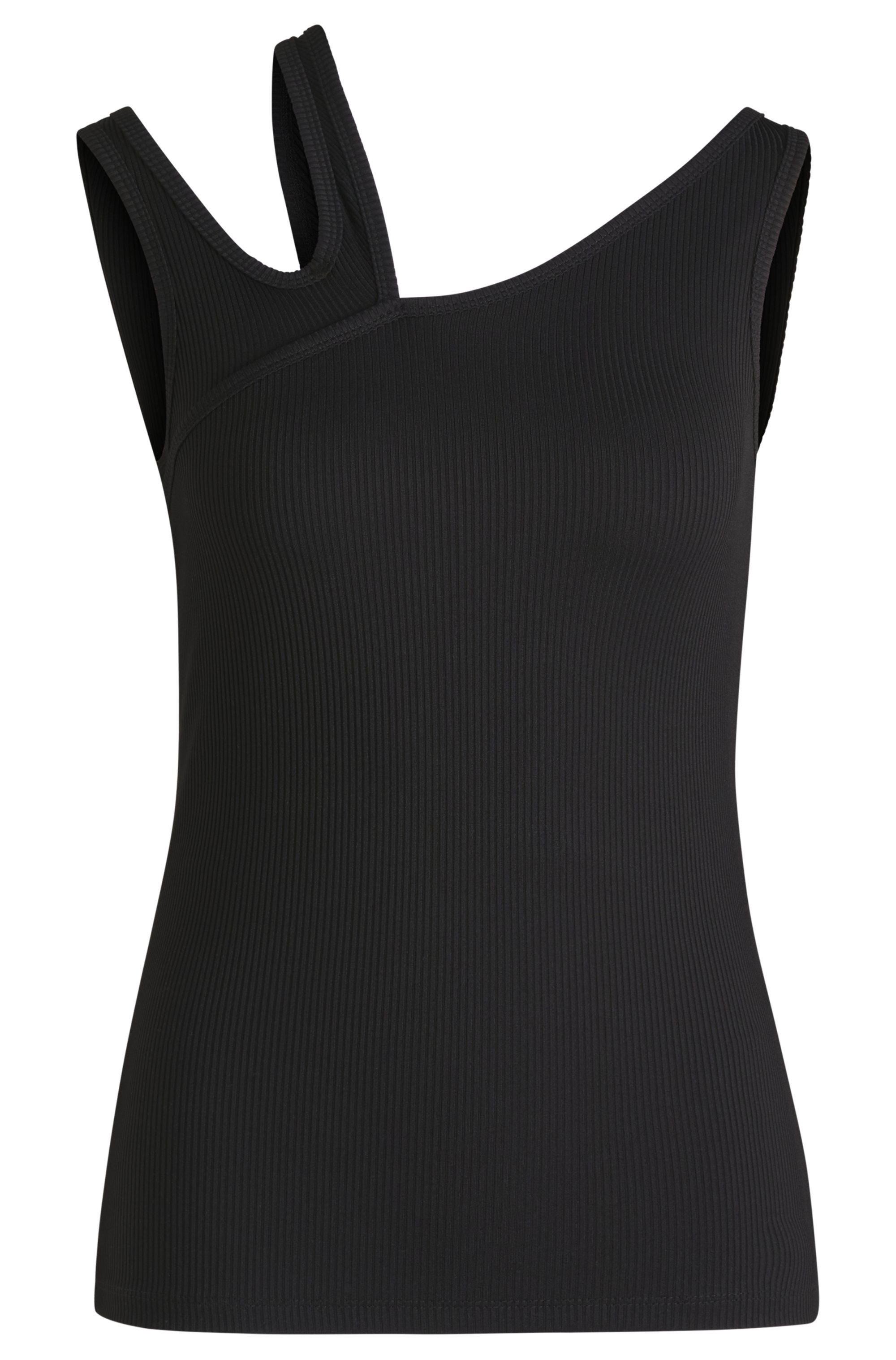 HUGO 50537044 Datrus Damen Top Cut-out Schwarz