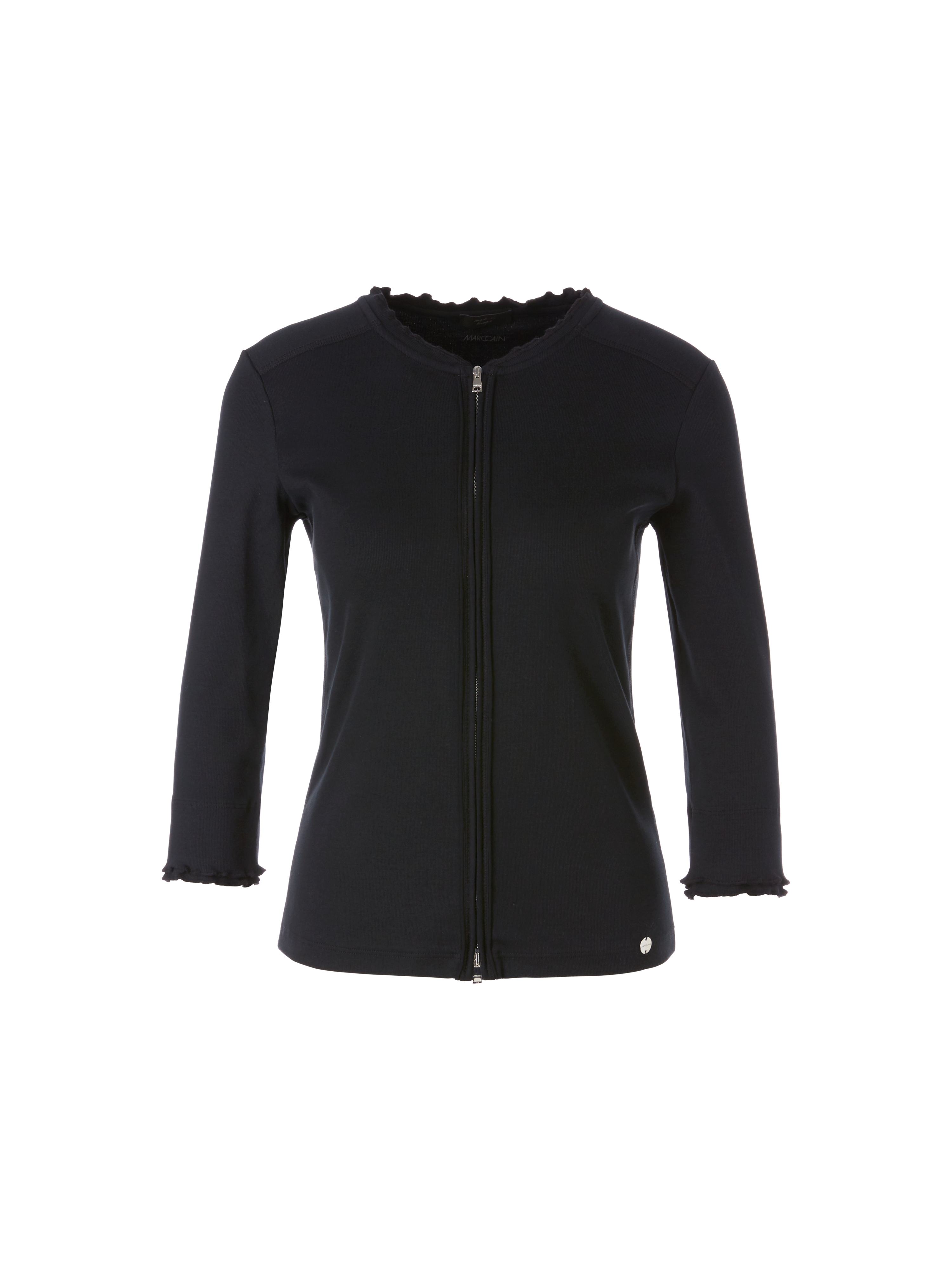 MARC CAIN  YA 31.34 J50 Uni Jacke in Cotton-Ripp Black