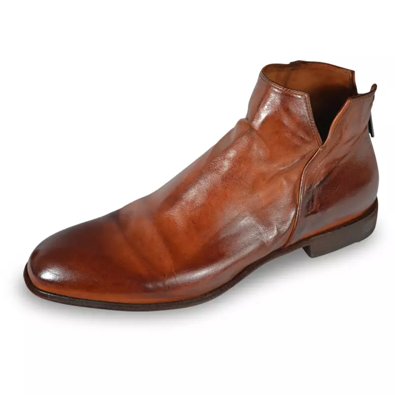 LEMARGO - CZ12A SKIP Herren Leder Stiefelette Cognac
