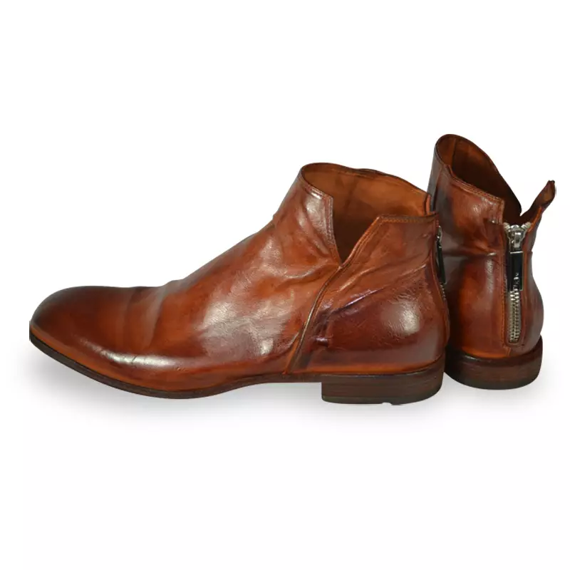 LEMARGO - CZ12A SKIP Herren Leder Stiefelette Cognac