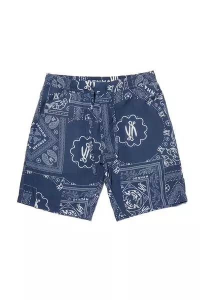 DENHAM 01-22-04-12-020  CARLTON WORK SHORT T Herren Short BANDANA BLUE