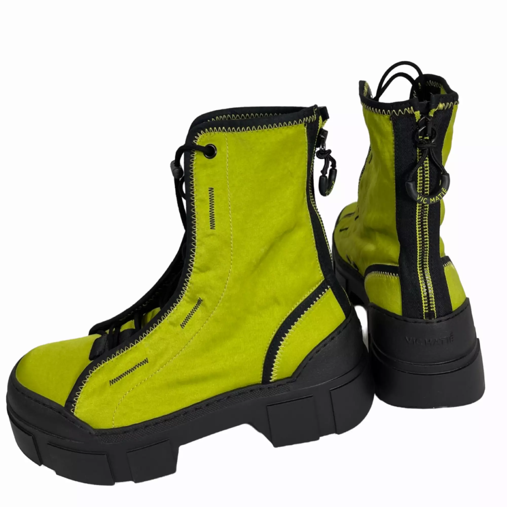 VIC MATIE 6400 NYCER TRONC Plateaustiefelette Grün VIC MATIE 6400 NYCER TRONC Plateaustiefelette Grün