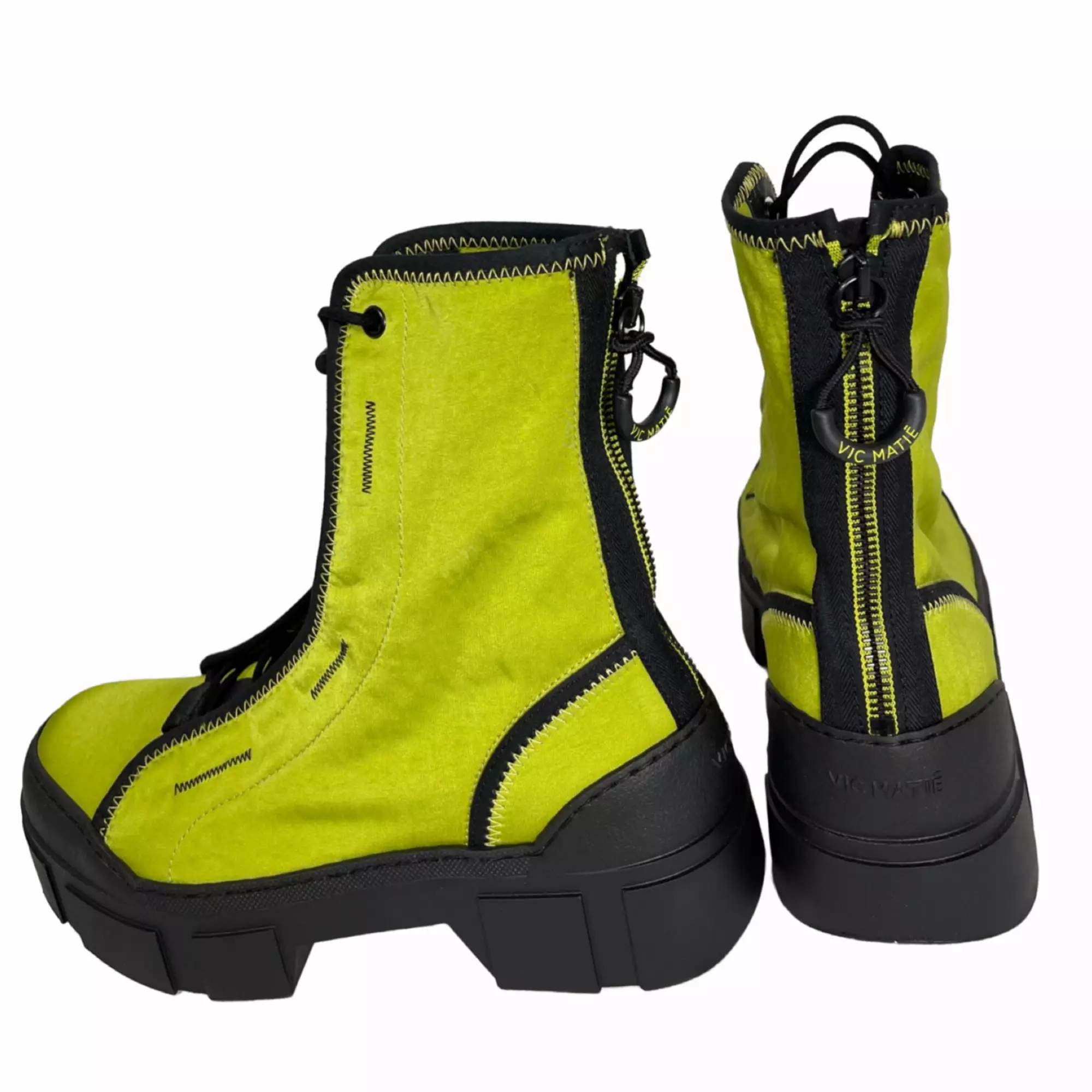 VIC MATIE 6400 NYCER TRONC Plateaustiefelette Grün VIC MATIE 6400 NYCER TRONC Plateaustiefelette Grün