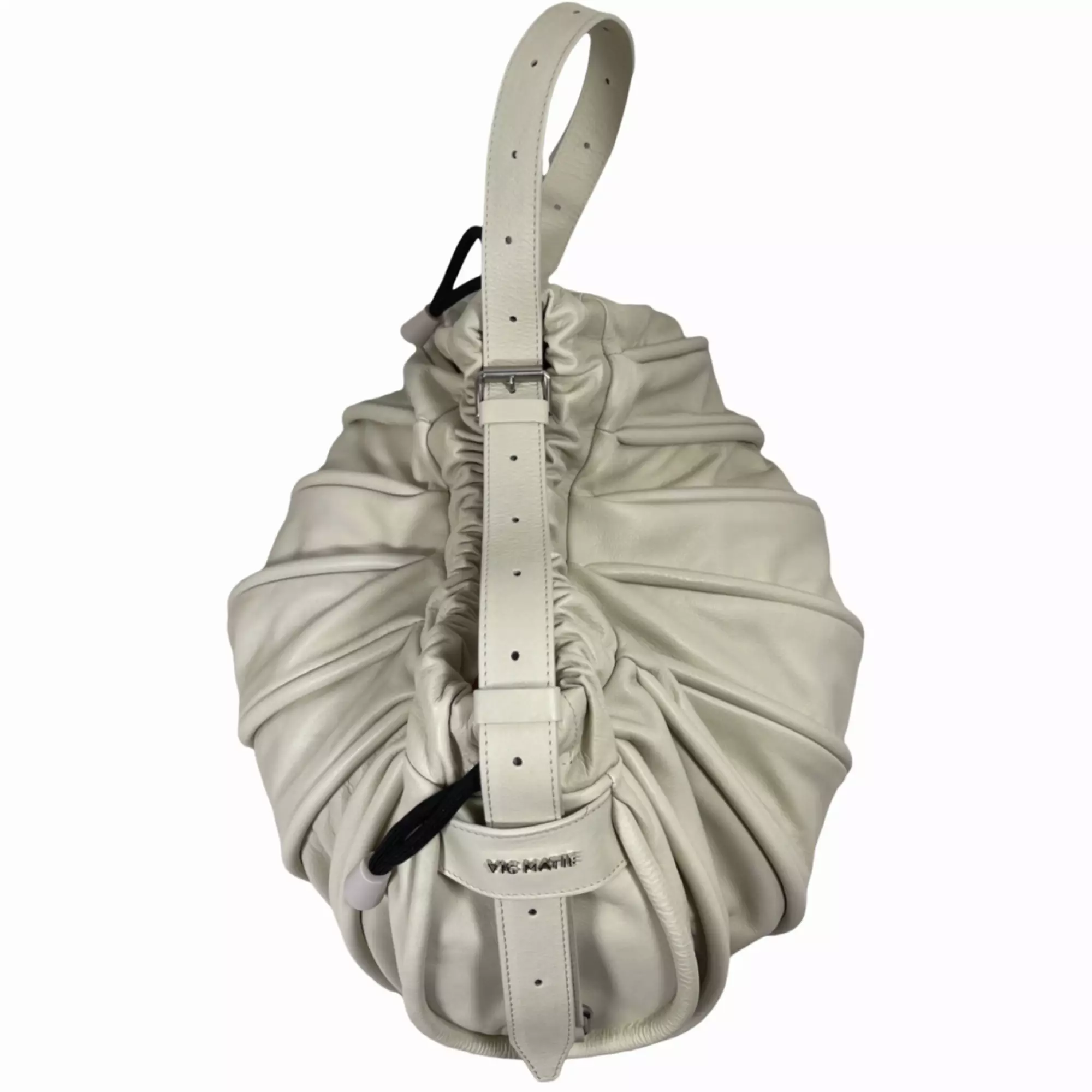 VIC MATIE 0222 TRAVEL Leder Handtasche Off-White VIC MATIE 0222 TRAVEL Leder Handtasche Off-White