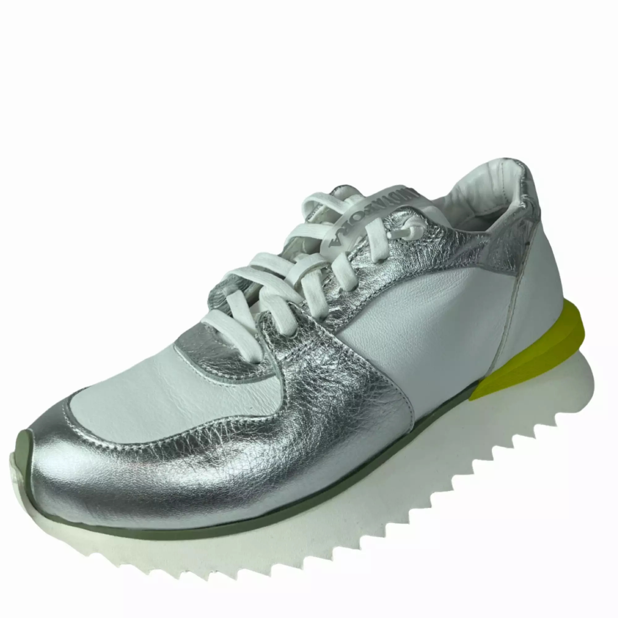 ANDIA FORA DOVER  RUFFLE SI Damen Sneaker Silber Argento.