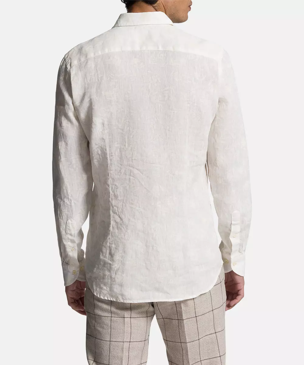 BALDESSARINI B3 10021.3107 BLD-C-Hugh Herren Hemd aus Leinen langer Arm elfenbein beige BALDESSARINI B3 10021.3107 BLD-C-Hugh Herren Hemd aus Leinen langer Arm elfenbein beige