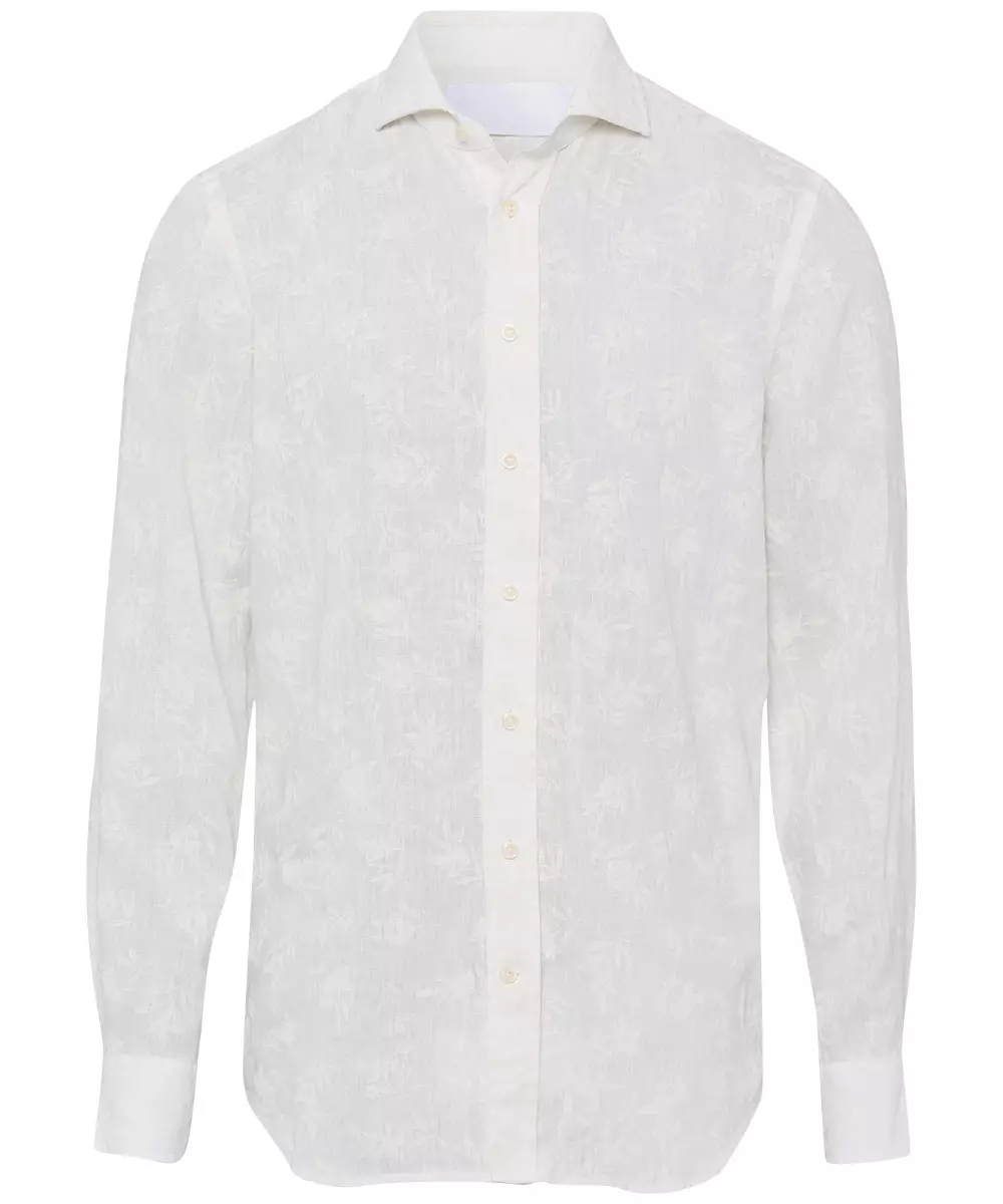 BALDESSARINI B3 10021.3107 BLD-C-Hugh Herren Hemd aus Leinen langer Arm elfenbein beige BALDESSARINI B3 10021.3107 BLD-C-Hugh Herren Hemd aus Leinen langer Arm elfenbein beige