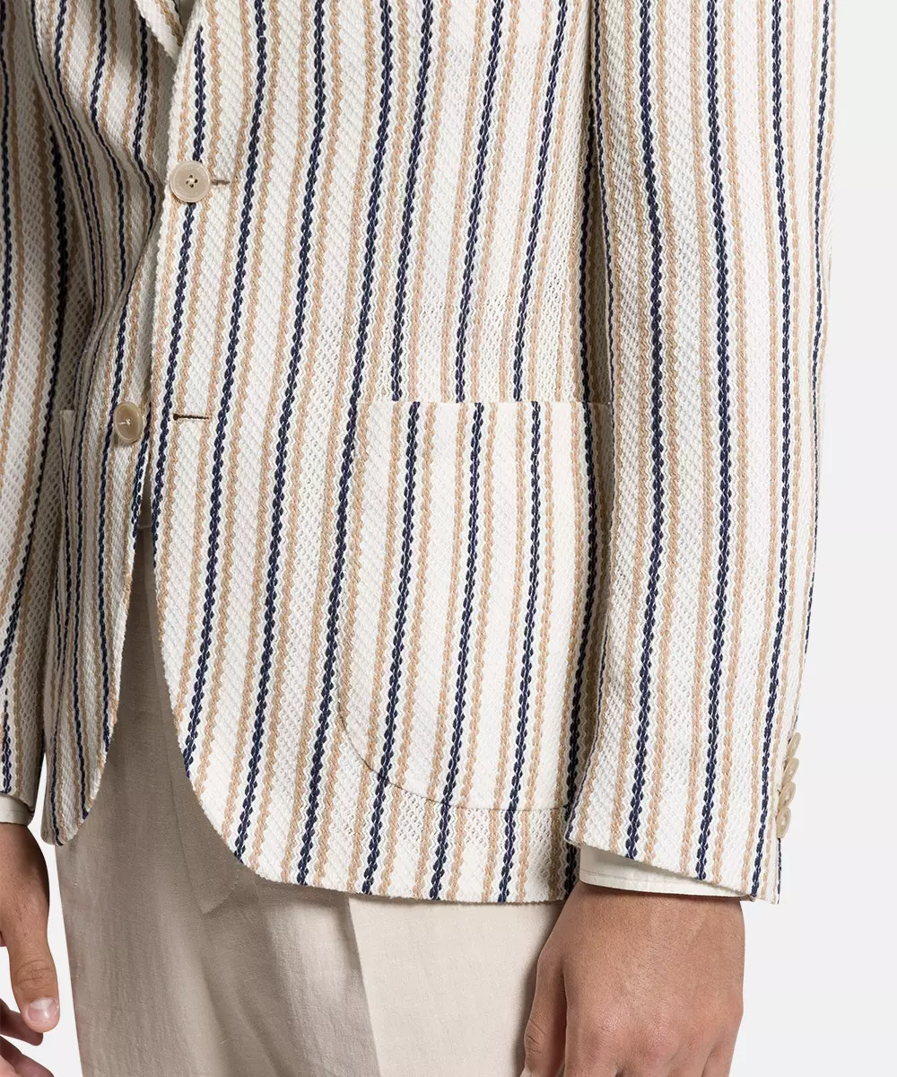 BALDESSARINI B0 15735.8176 BLD-Seba-1 Herren Sakko in Grau-Beige-Ecru gestreift turtledove BALDESSARINI B0 15735.8176 BLD-Seba-1 Herren Sakko in Grau-Beige-Ecru gestreift turtledove