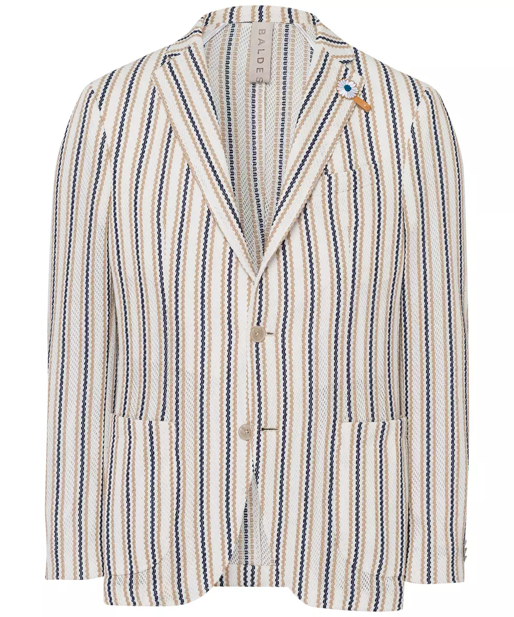 BALDESSARINI B0 15735.8176 BLD-Seba-1 Herren Sakko in Grau-Beige-Ecru gestreift turtledove BALDESSARINI B0 15735.8176 BLD-Seba-1 Herren Sakko in Grau-Beige-Ecru gestreift turtledove