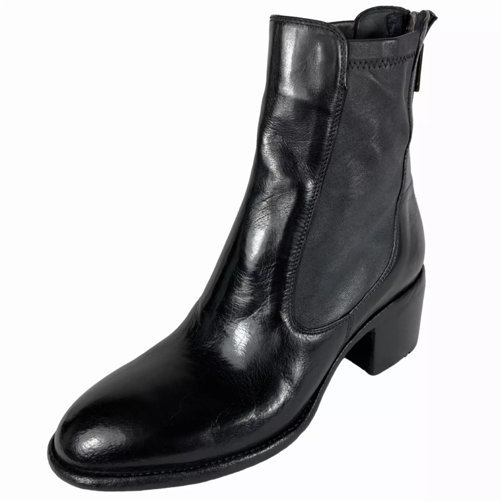 LEMARGO AP06A SKIP PELL.RANCH Damen Stiefelette Leder Schwarz.